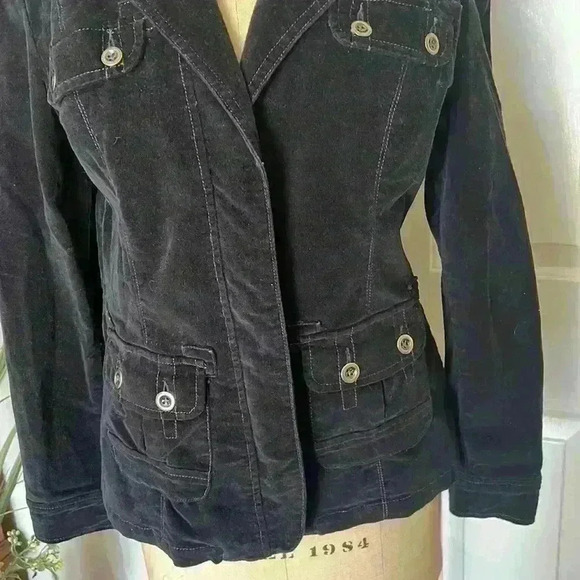 Jeanstar Vintage Velvet Blazer. Size PM - Picture 8 of 13